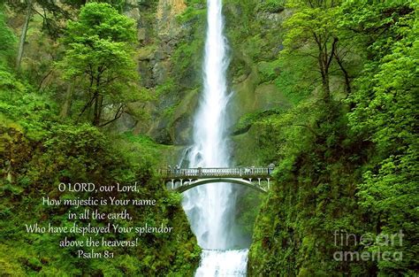 Spiritual Waterfalls How Majestic Is Your Name Spiritual Text On