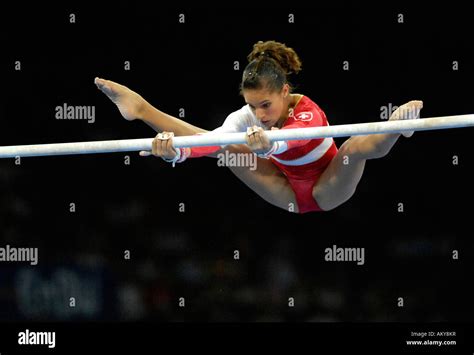 Girls Gymnastics Uneven Bars