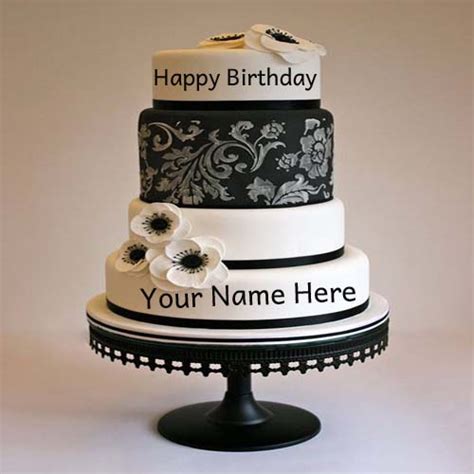 Beautiful birthday cake with name editing. birthday cake with name and picture edit option | Cakes Gallery