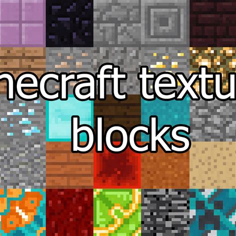 Minecraft Block Texture Minecraft Tutorial And Guide