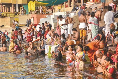 Devotees Take Holy Dip In The Ganga River During ‘ganga Pushkaralu The Shillong Times