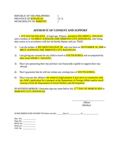 Example Letter Giving Permission To Speak About Financial Sample