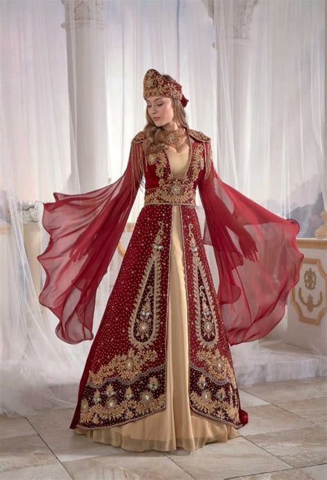 Fancy Red Kaftan Set Beautiful Kaftans Chic Dresses Sophisticated