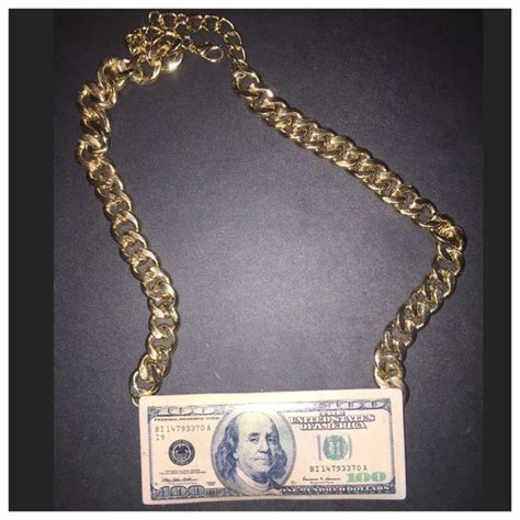 Hundred Dollar Bill Necklace Dollar Bill Necklace Wallet On A Chain