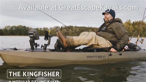 Point 65n Kingfisher Modular Fishing Kayak With Pedal Drive Youtube
