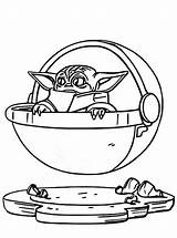 Mandalorian Wars Star Coloring Yoda Fun sketch template