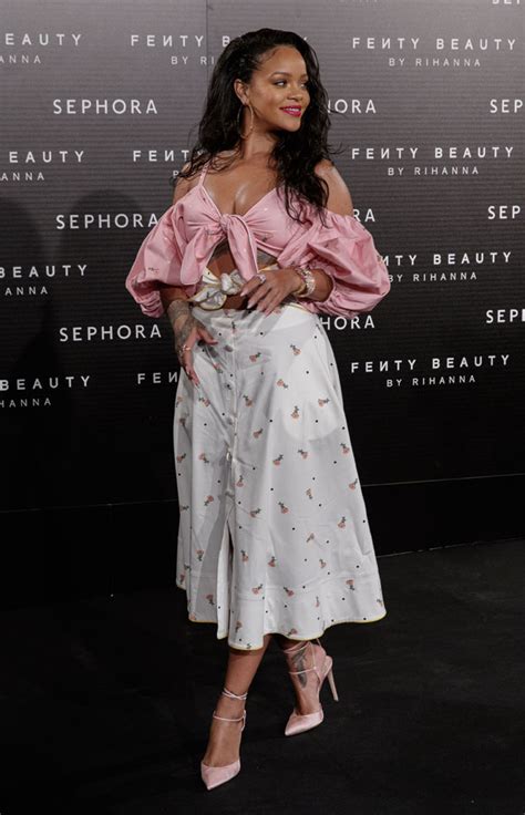 Fenty Beauty By Rihanna X Sephora Spain Launch Party Red Carpet