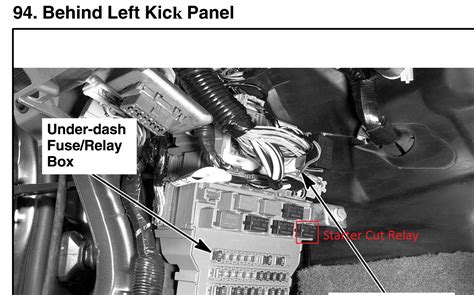 How does your battery to alternator and battery to starter look? Starter cut out relay location, 187000, 2007 accord se ...