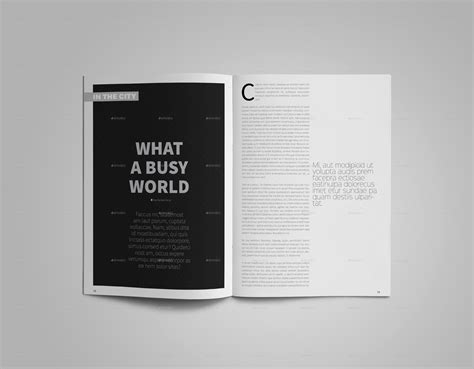 Cultura Minimal Magazine Template By Bookrak Graphicriver