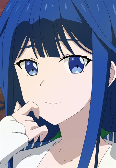 Anime Kawaii Pfp Pfp Kawaii Blue White Neon Chalk Dust Girl Kawaii