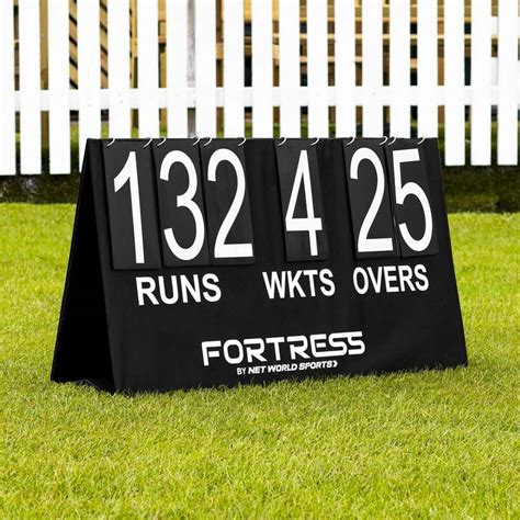 Fortress Portable Cricket Scoreboard Standarddeluxe Net World Sports