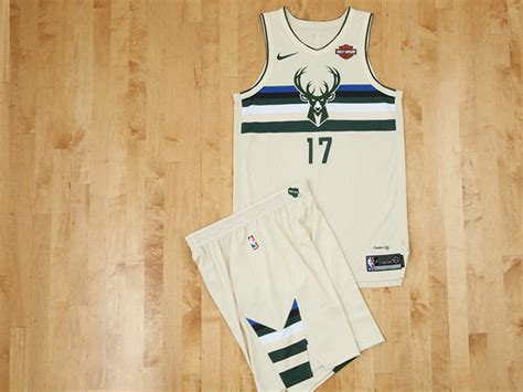 Bucks Nike Cream City Uniforms Honor Milwaukee Heritage