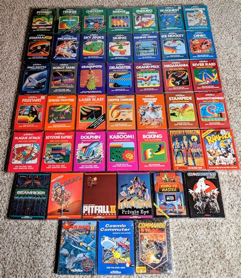 My Complete Collection Of Activisions Original Atari Games How It All