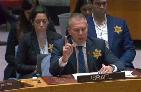 Israeli Ambassador Criticized For Wearing Yellow Star At Un Israel
