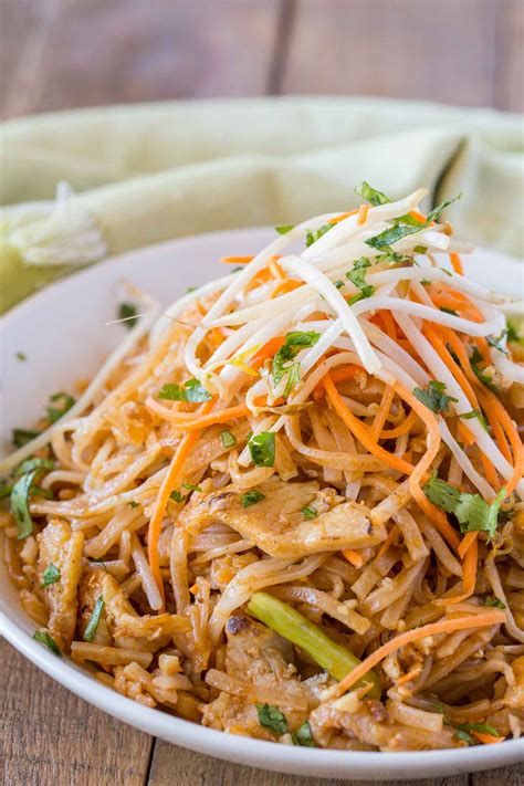 Plus lots of tempting dessert recipes! Easy Chicken Pad Thai with rice noodles, Scallions and peanuts in less than 30 minutes that ...