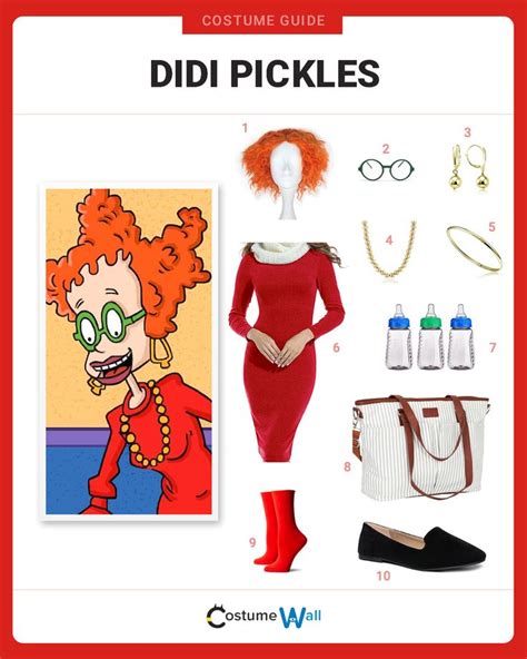 Dress Like Didi Pickles Character Halloween Costumes Cartoon Costumes Rugrats Costume