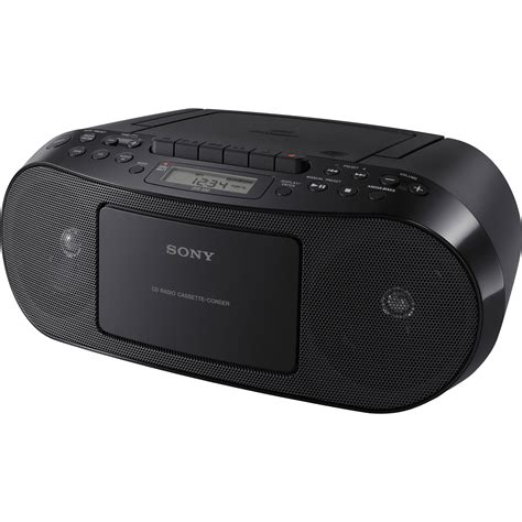 Sony CFD S50BLK Portable CD Boombox CFDS50BLK B H Photo Video