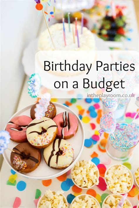 Messy outdoor birthday party ideas. Birthday Parties on a Budget - In The Playroom