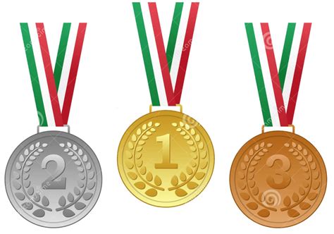 Gold Silver And Bronze Medals Transparent Images Png Arts