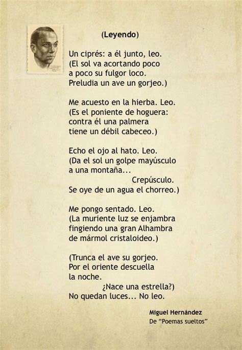 28032017 75 Años Sin Miguel Hernández Poemas Cortos Poemas