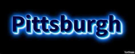 Pittsburgh Text Effect And Logo Design City