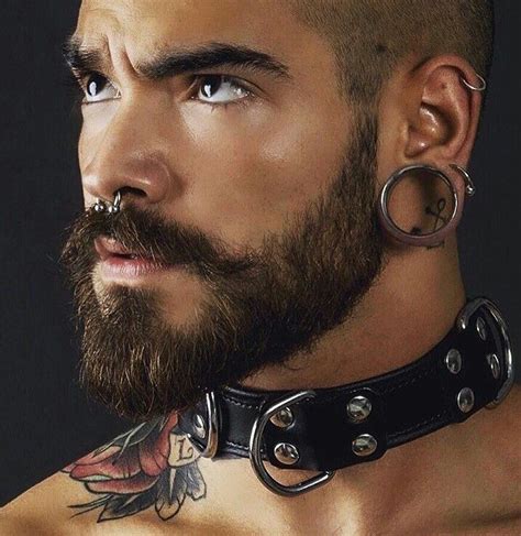 Pin By Loris On Leather Sexy Bearded Men Leather Men Beard
