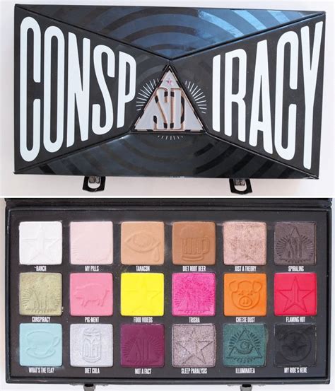 jeffree star cosmetics x shane dawson conspiracy palette new authentic ubicaciondepersonas