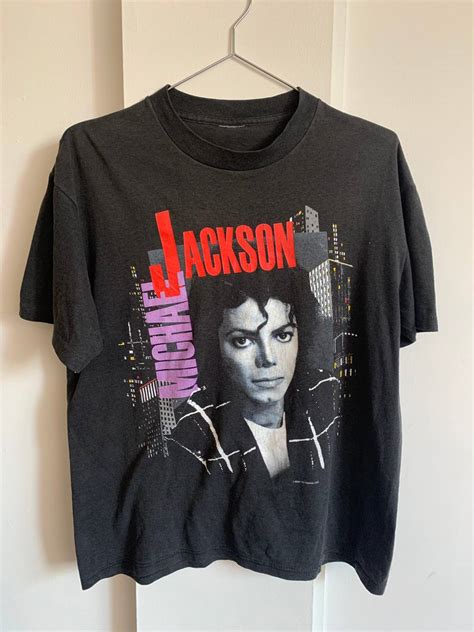 Vintage MICHAEL JACKSON Bad Tour 1988 Vintage T Shirt Band Tee 90s