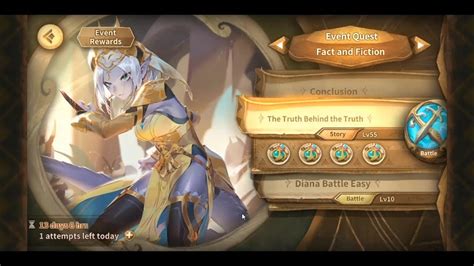 Sdorica Diana Storyline The Truth Behind The Truth Youtube