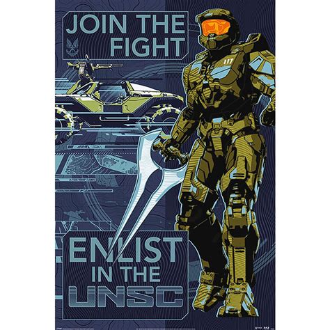 Poster Halo Infinite Join The Fight En Vente Sur Close Up