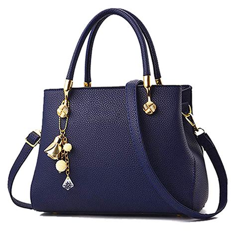 Pu Leather Handbag Tote Satchel Shoulder Fashion Bag For Women