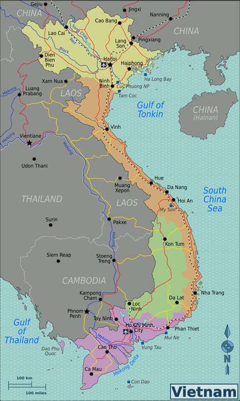 Map Of Vietnam Overview Mapregions Online Maps