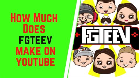 How Much Does Fgteev Make On Youtube Youtube