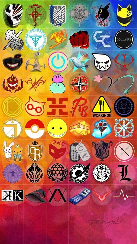 Anime Symbols Wallpapers Top Free Anime Symbols Backgrounds