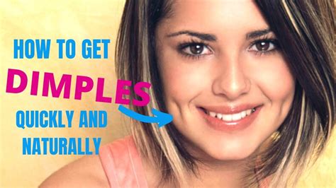 How To Get Dimples Fast And Naturally At Home Youtube