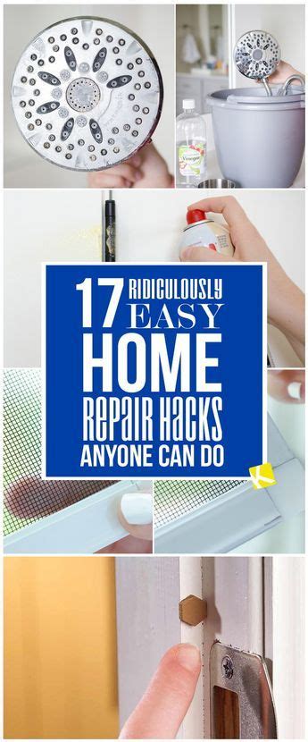 17 Ridiculously Easy Home Repair Hacks Anyone Can Do Home Repair