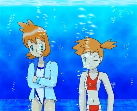 pokemon characters pokemon fan fictional characters underwater bubbles misty deviantart