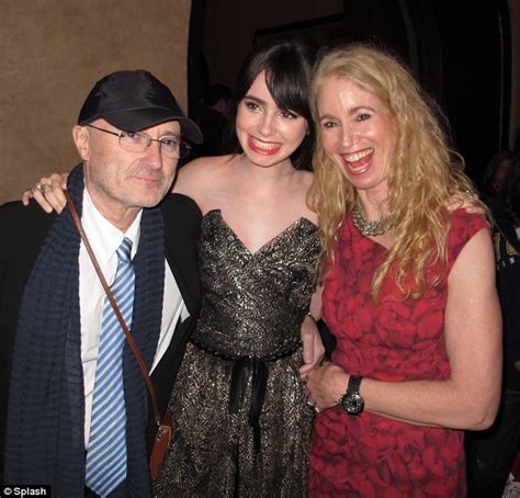 Lily Collins Enjoys After Party And Birthday Bash With Her Father Phil