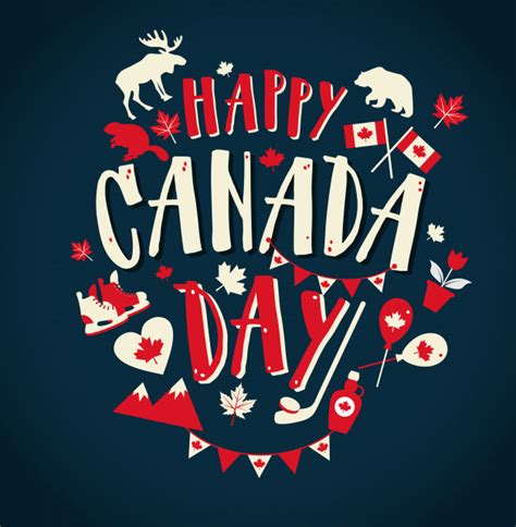 Share the best gifs now >>>. Happy canada day illustration Vector | Premium Download