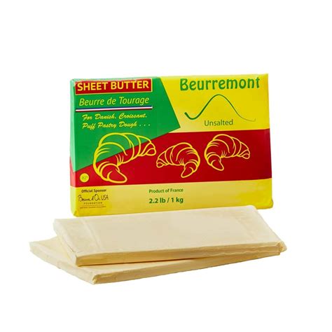 Beurremont 82 Tourage Butter In Sheets 22lb Bue275 S Pastry Depot