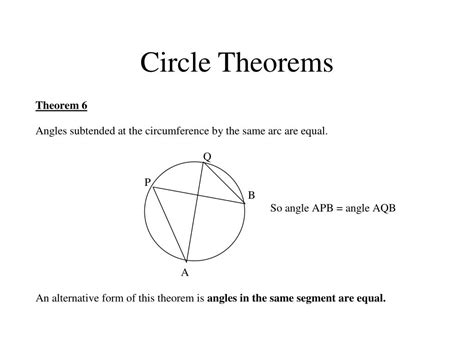 Ppt Circle Theorems Powerpoint Presentation Free Download Id526177