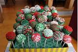 Dip the cake pops one at a time into the melted chocolate, allowing any excess chocolate to drip off and spin the pops to even out the. Christmas Cake Pops : Baking