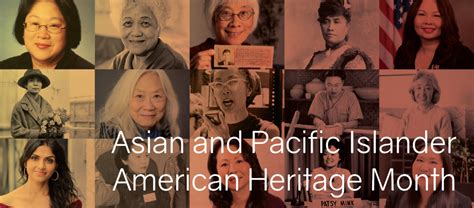 Asian And Pacific Islander American Heritage Month National Womens