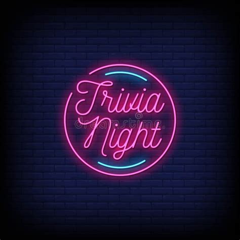 Night Club Neon Signs Style Text Vector Stock Vector Illustration Of