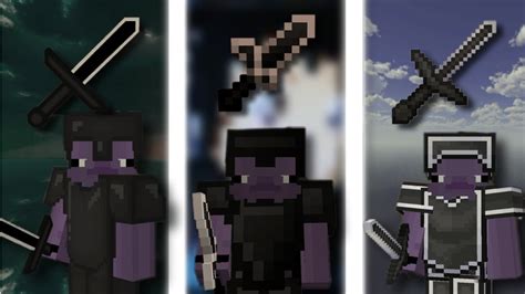 Top 3 Black Pvp Texture Pack For Mcpe Youtube