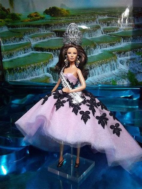 Miss Barbie Universe 2012 Barbie Pink Dress Barbie Gowns Barbie