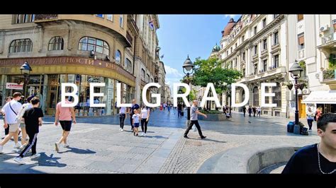 Belgrade Serbia Downtown Walking Tour 4k Youtube