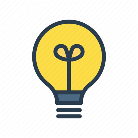 Bright Bulb Idea Lamp Light Icon