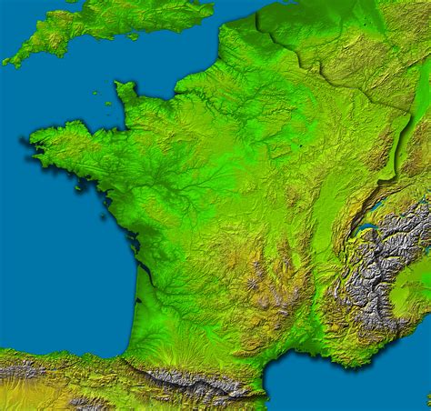 The Topography Of France Image Of The Day