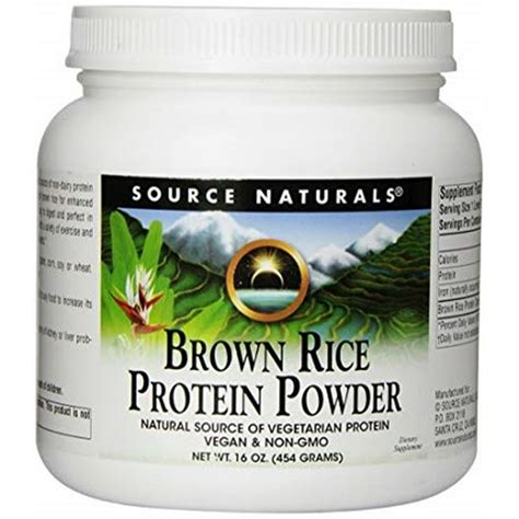Source Naturals Brown Rice Protein Powder 1 Lb